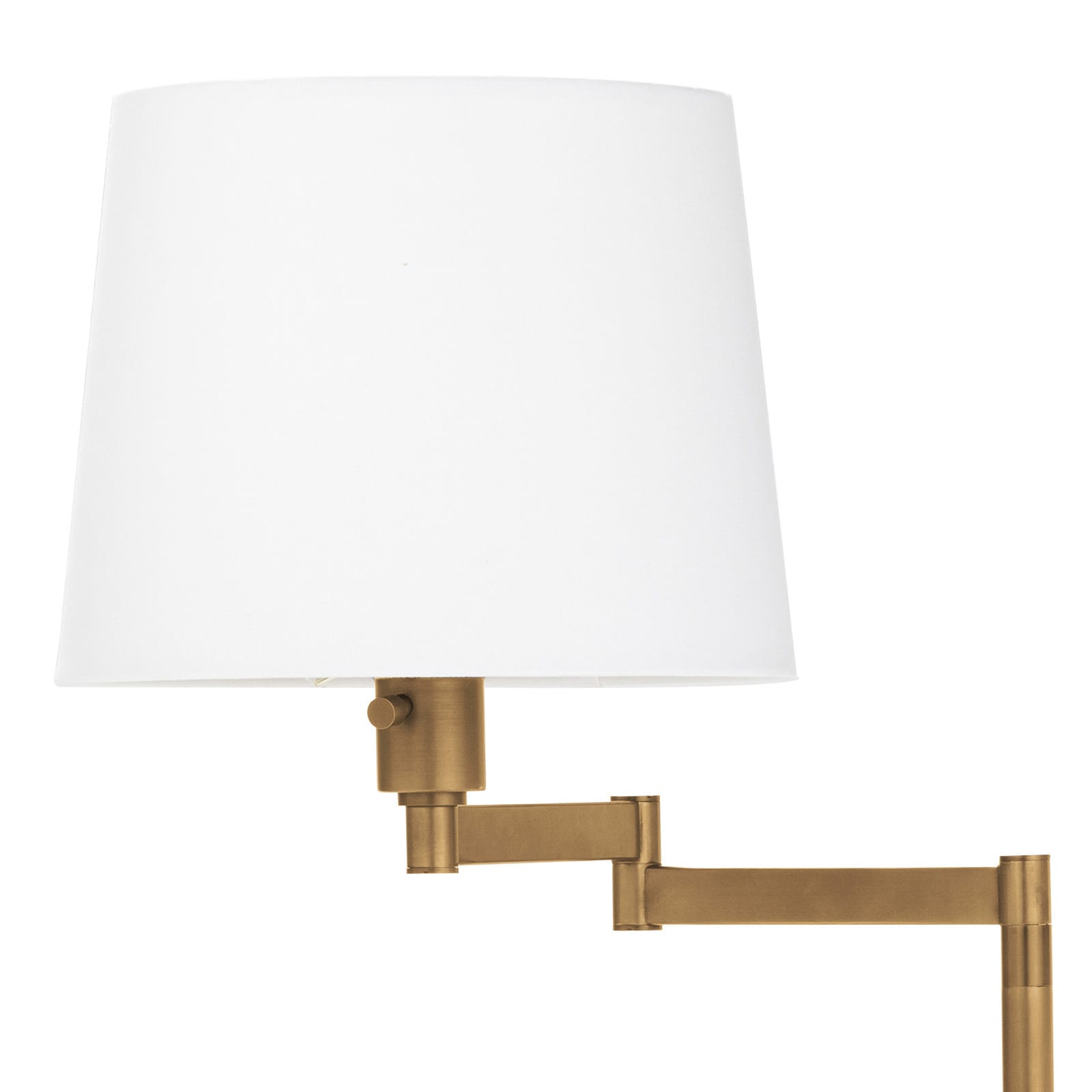 Natural Brass Swivel Floor Lamp - Image 2
