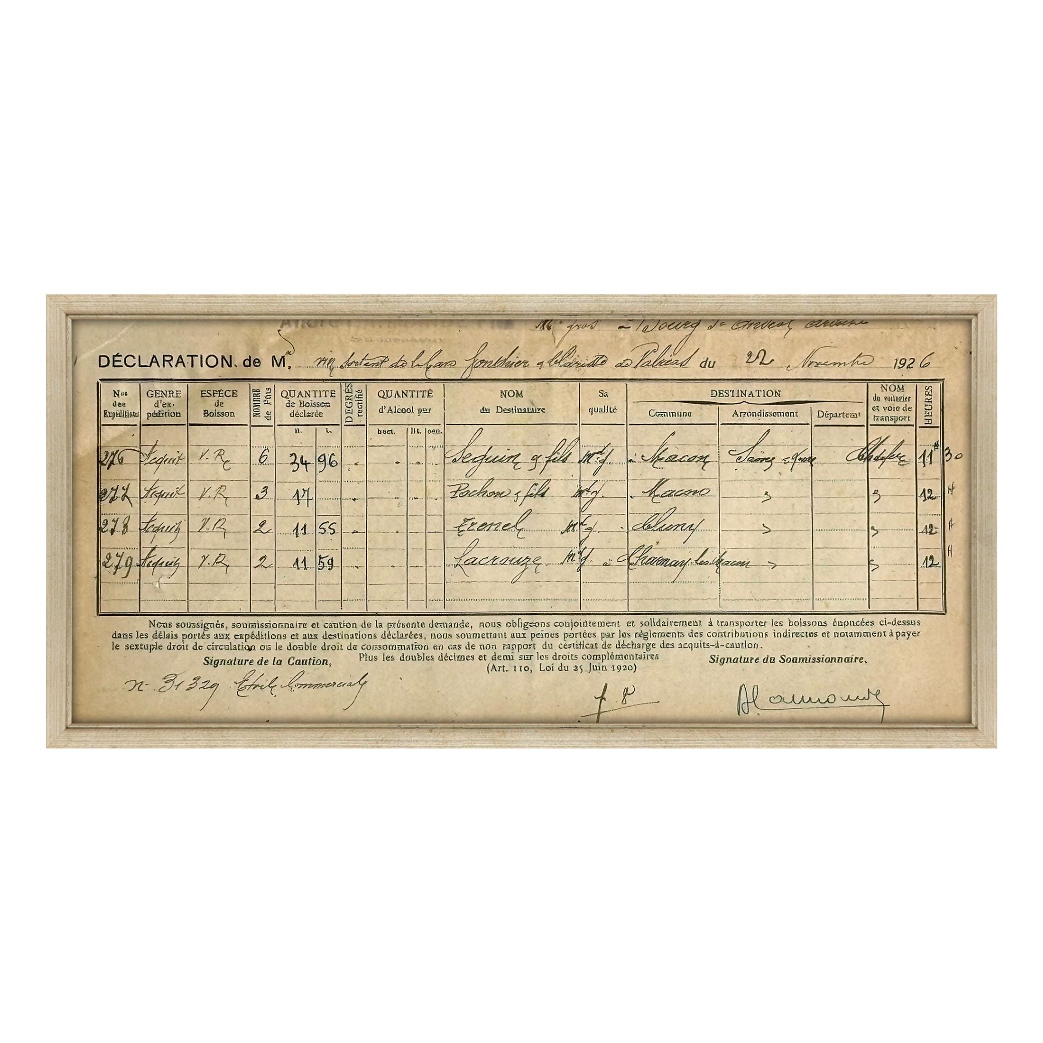 Vintage French Deposit - Image 2