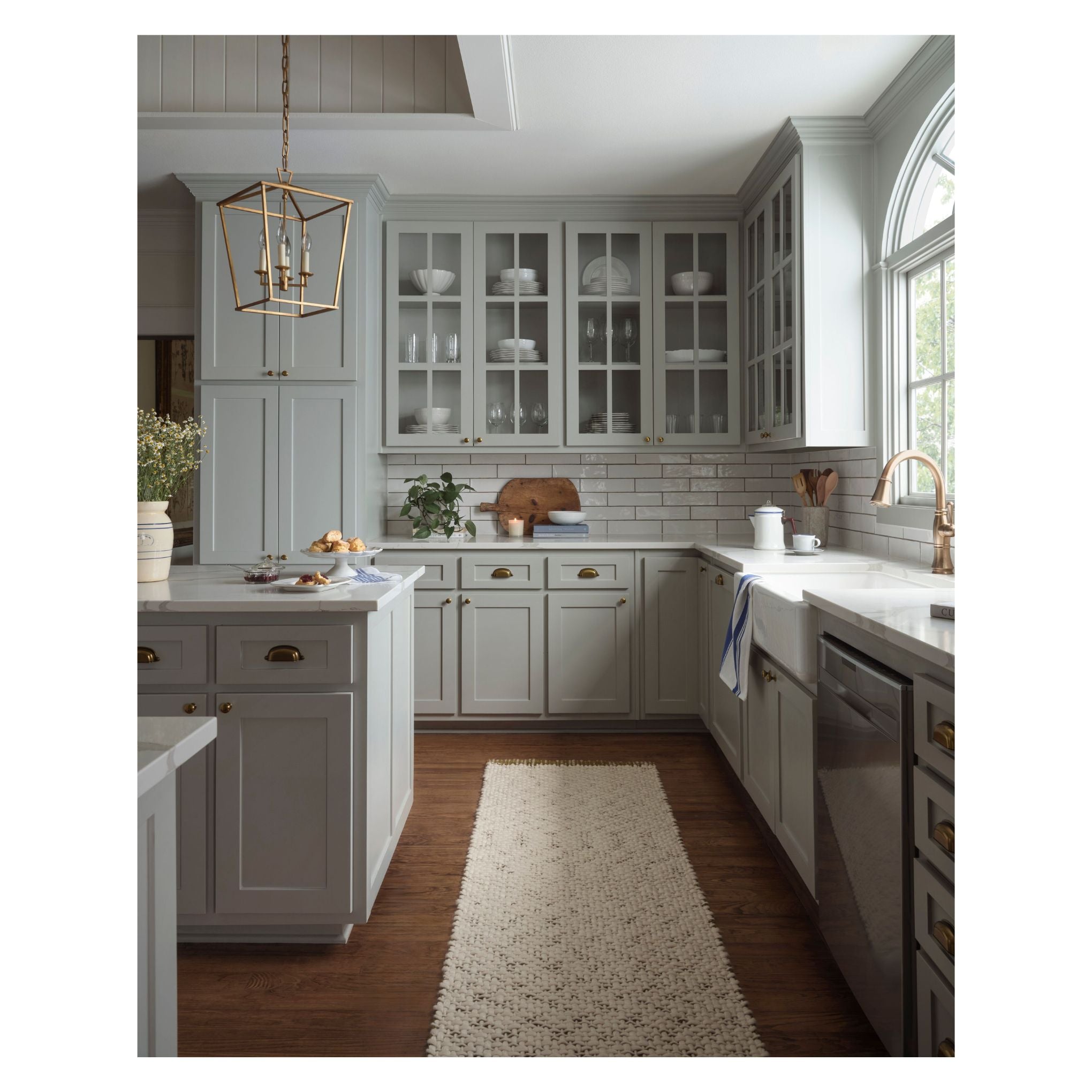 Betty Ivory Green Rug - Image 2