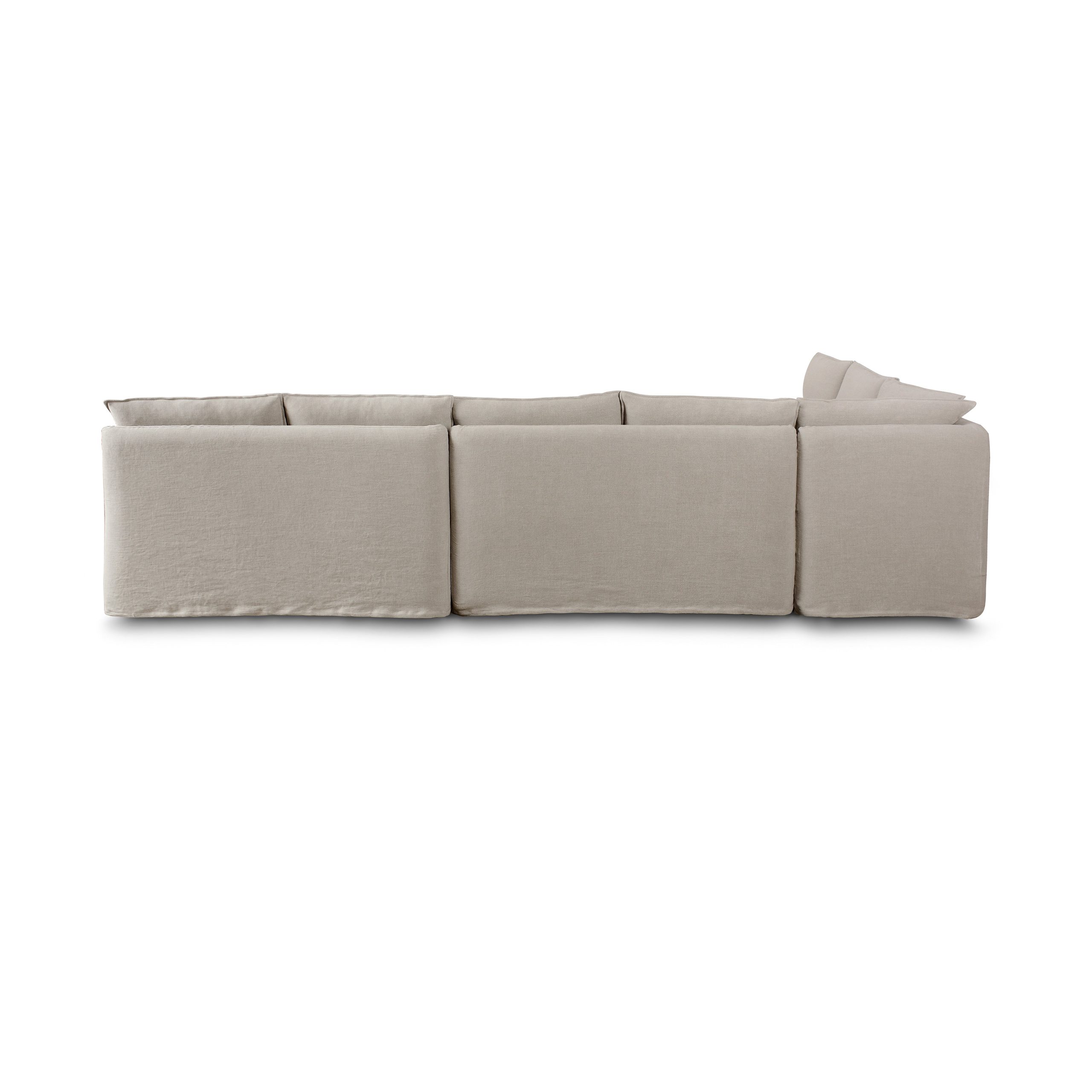 Erica Slipcover Dining Banquette - Image 11