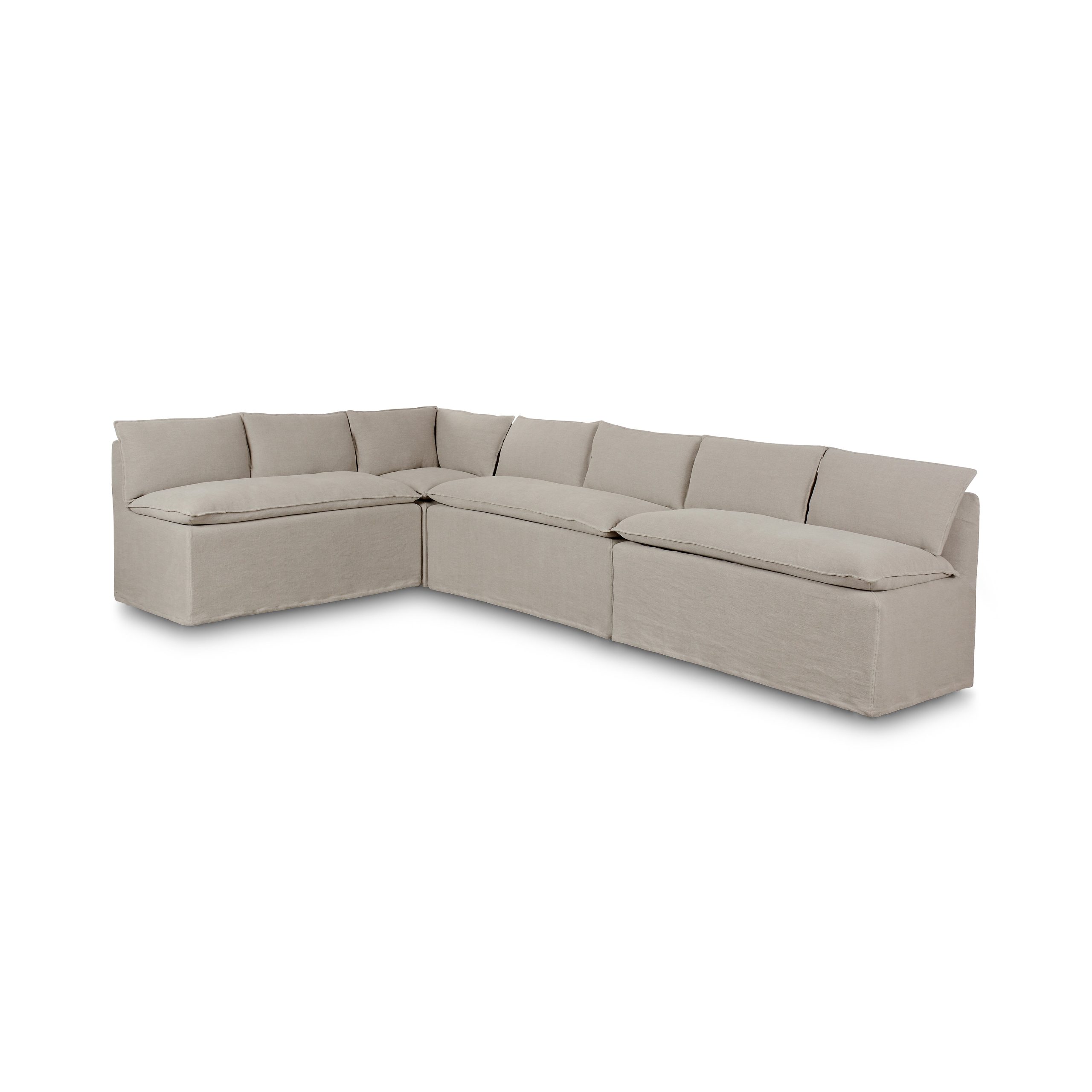 Erica Slipcover Dining Banquette - Image 3