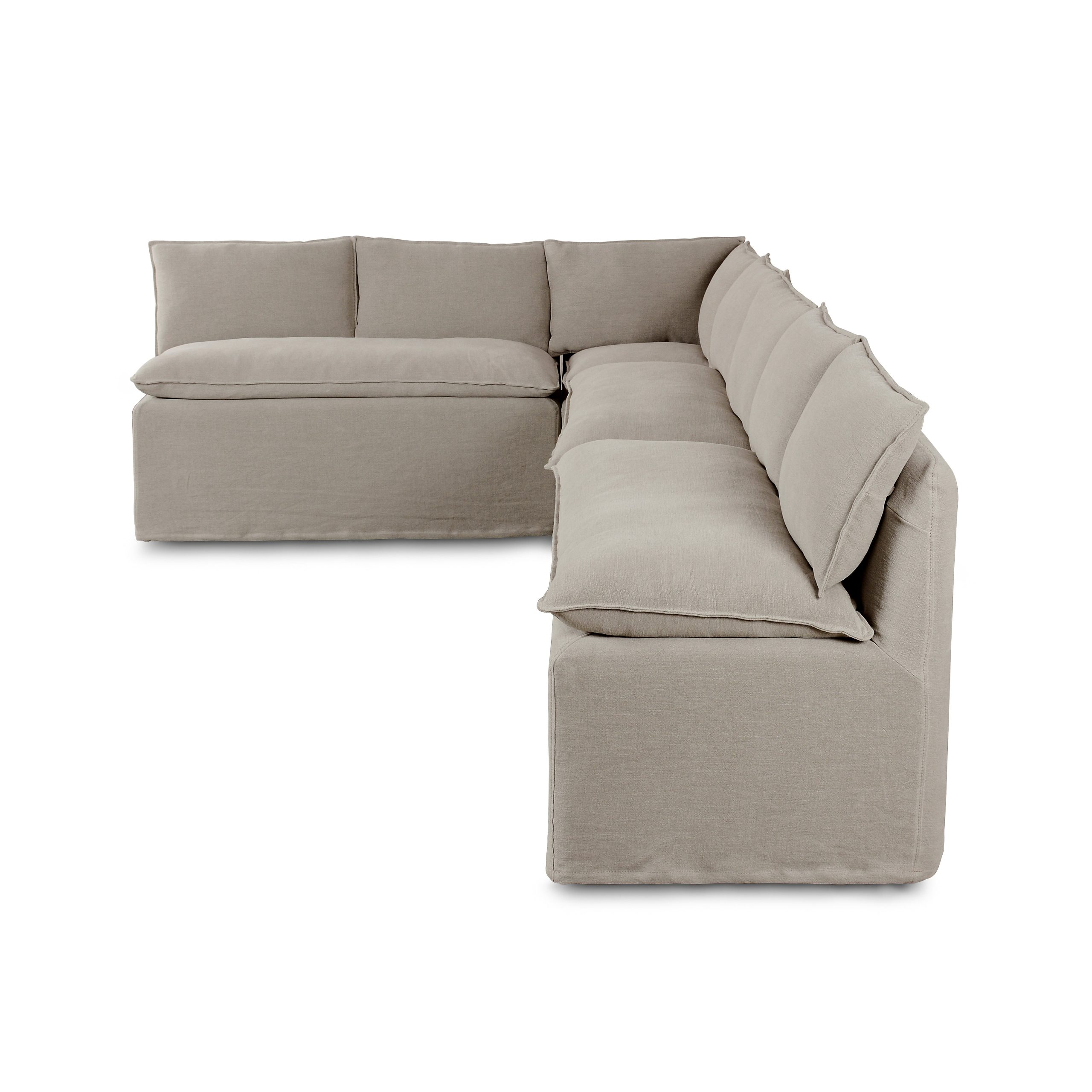 Erica Slipcover Dining Banquette - Image 4