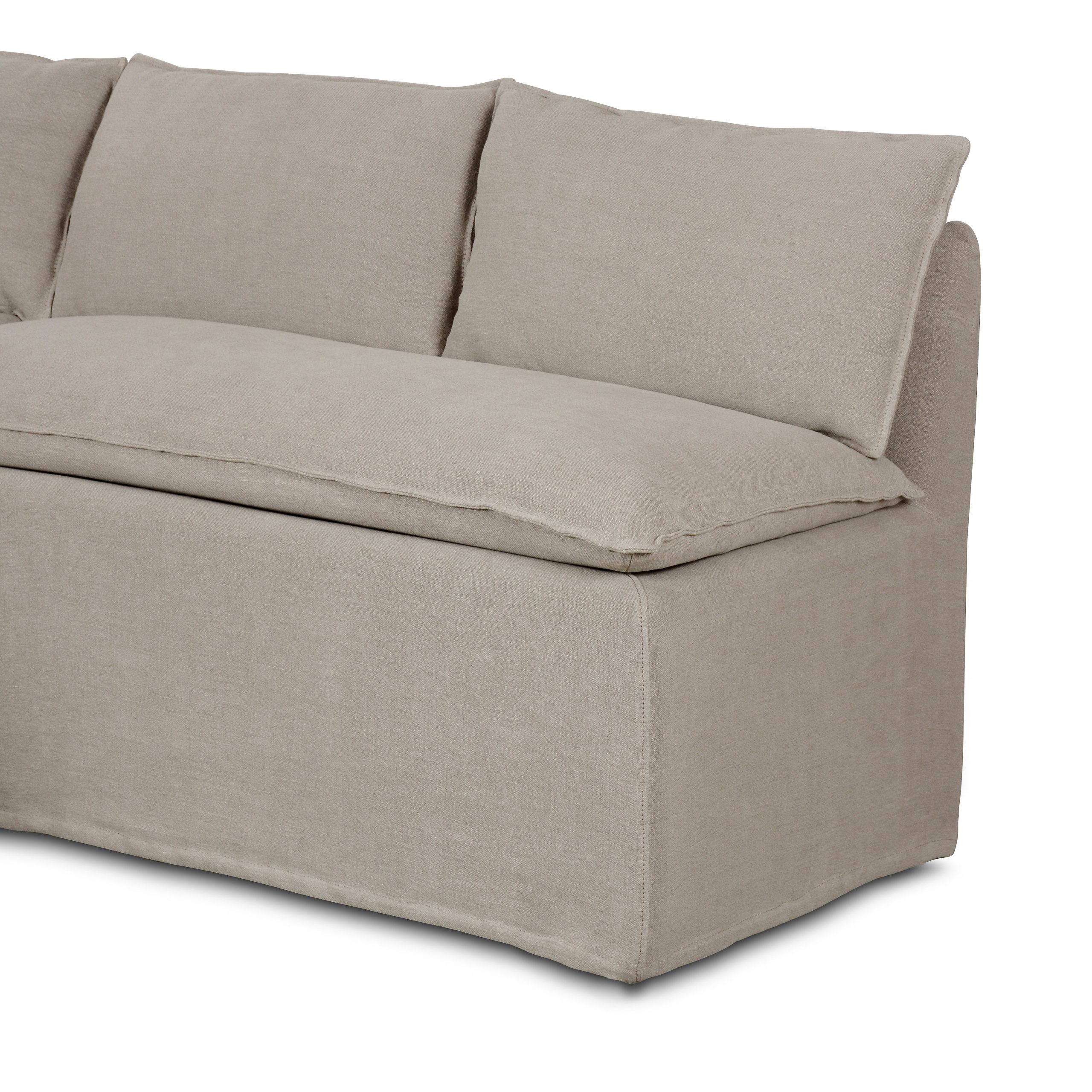 Erica Slipcover Dining Banquette - Image 16