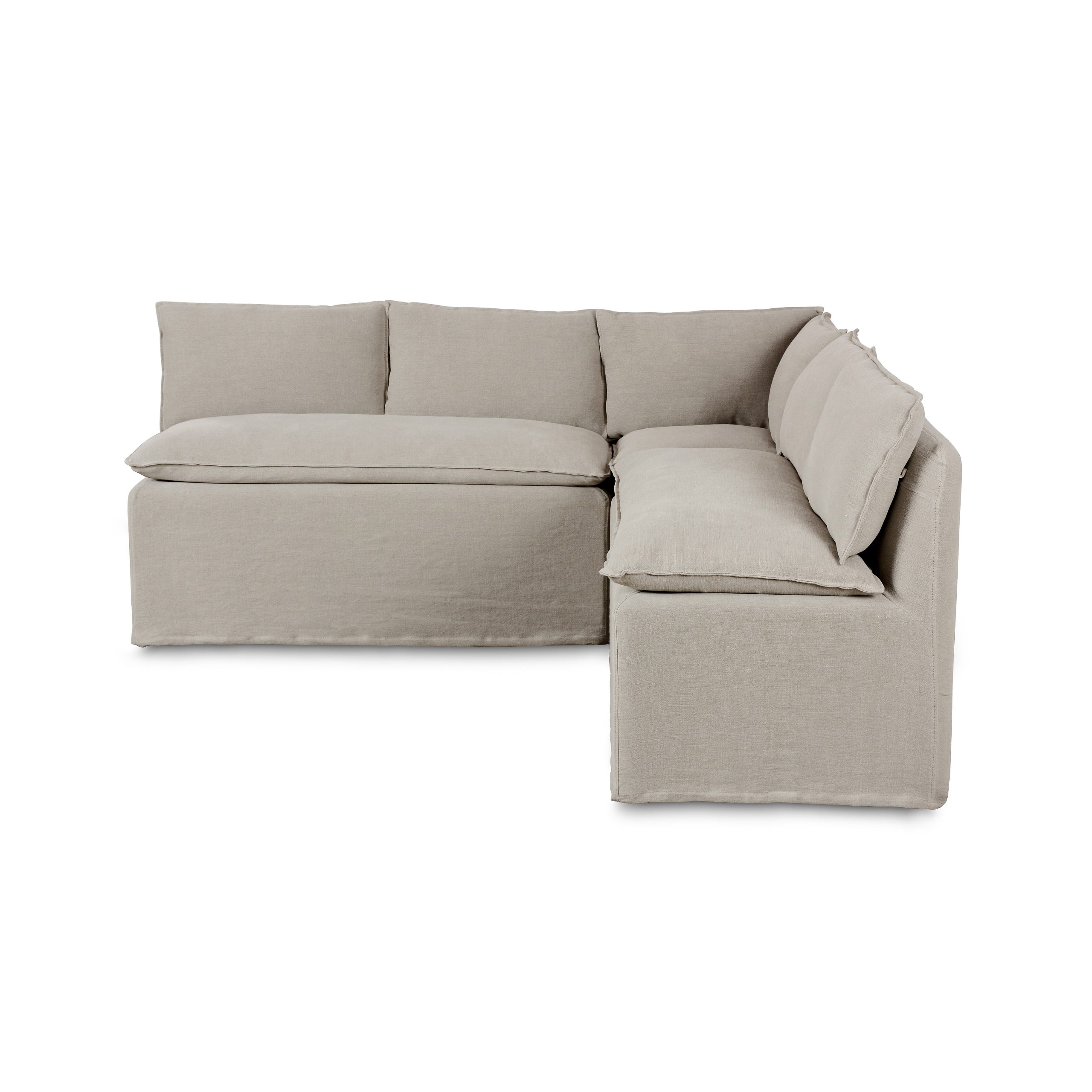 Erica Slipcover Dining Banquette - Image 2