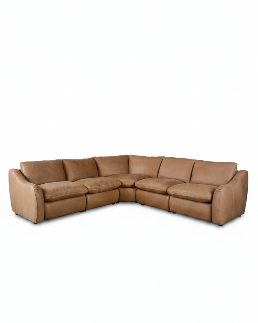 Chase Power Reclining 5-Piece Sectional