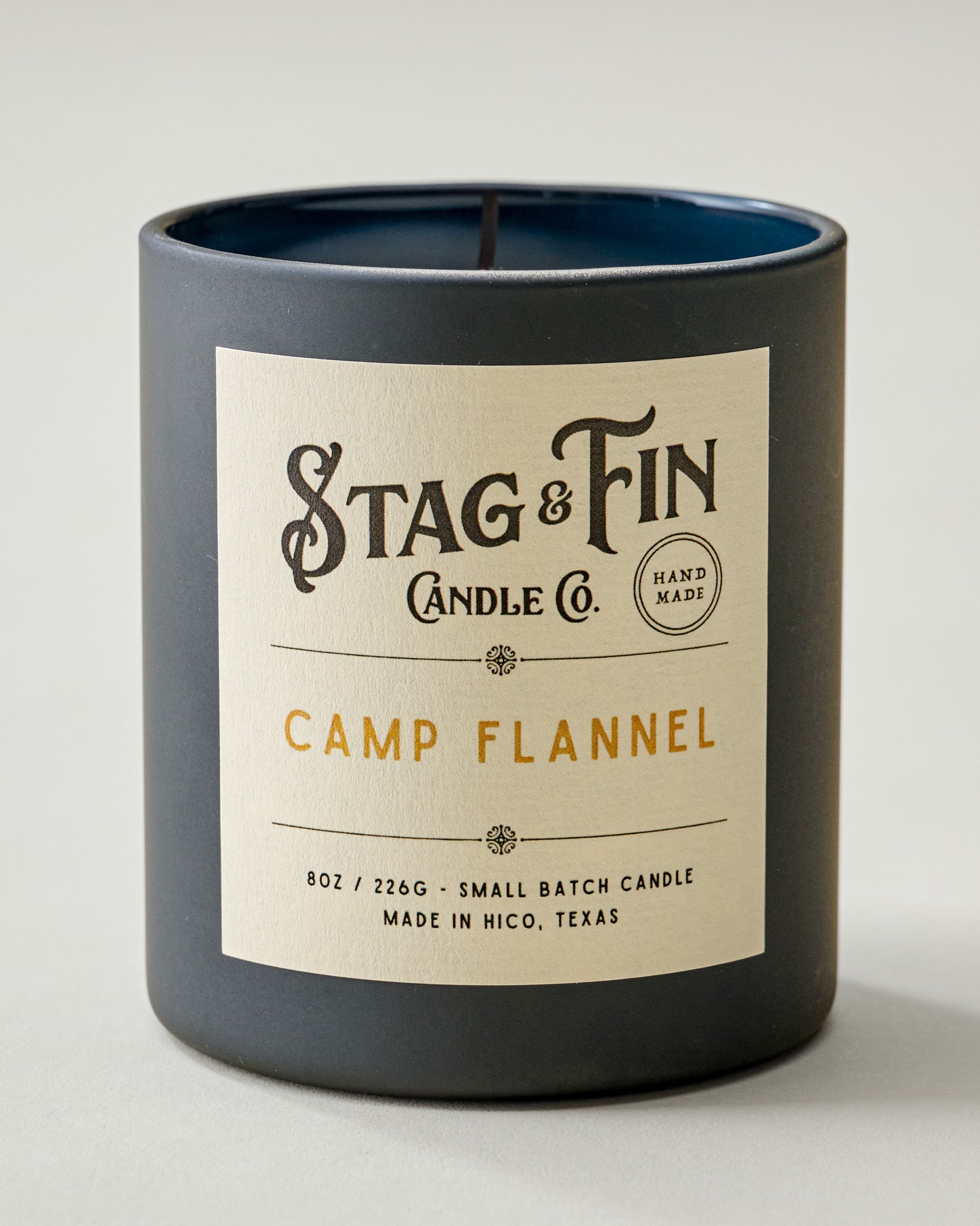 Stag and Fin Camp Flannel Candle - Image 2