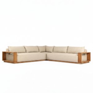 Augustine Outdoor Three-Piece Sectional
