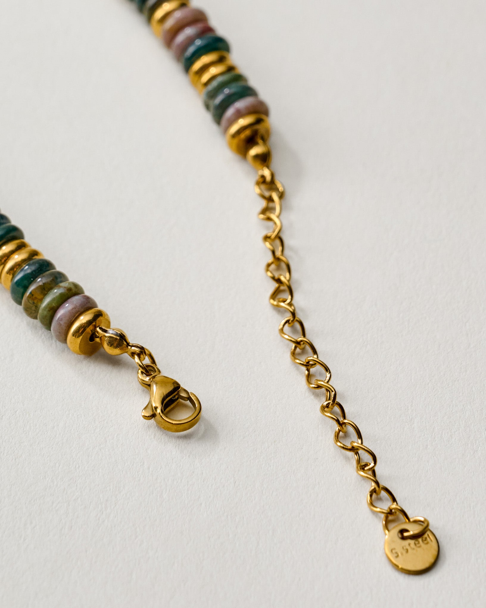 Navy and Gold Beaded Bracelet - Image 2