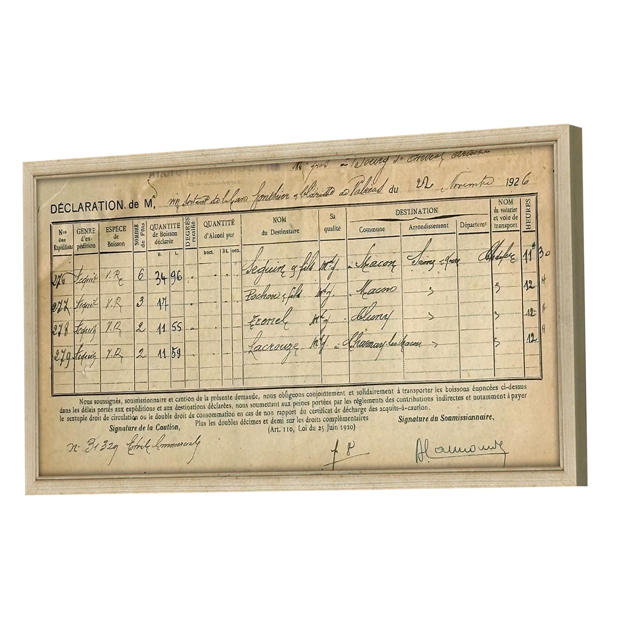Vintage French Deposit - Image 3