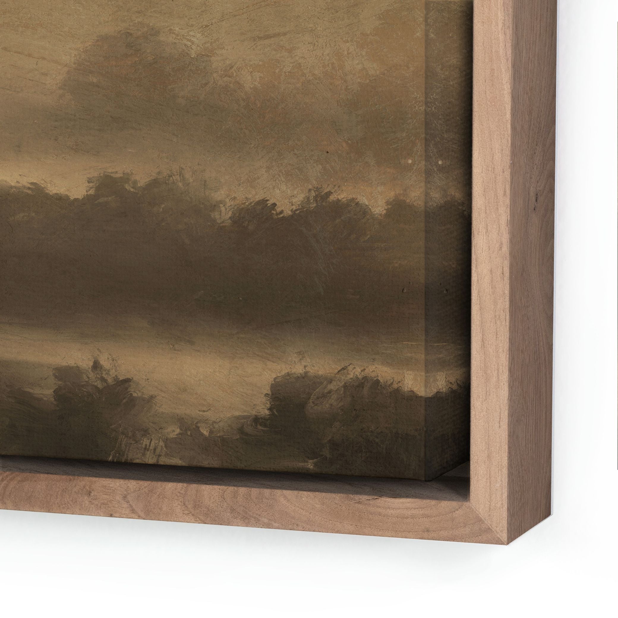 La Terre by Dan Hobday - Rustic Walnut Floater - Image 2