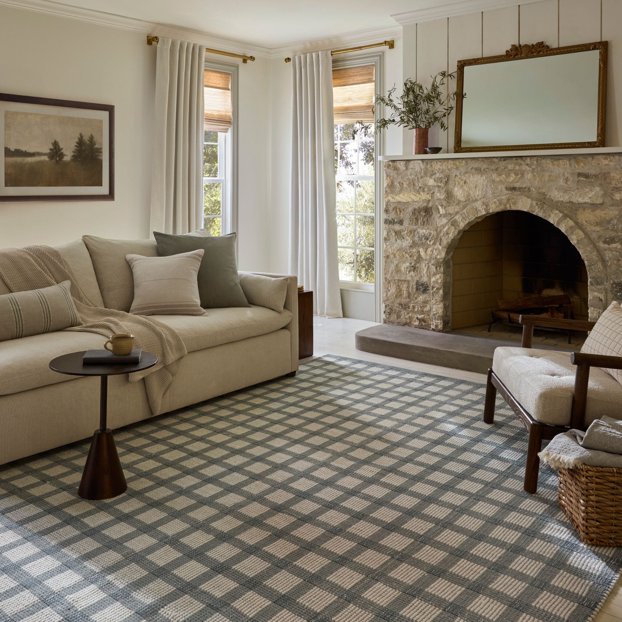 Ryder Blue Ivory Rug - Image 2