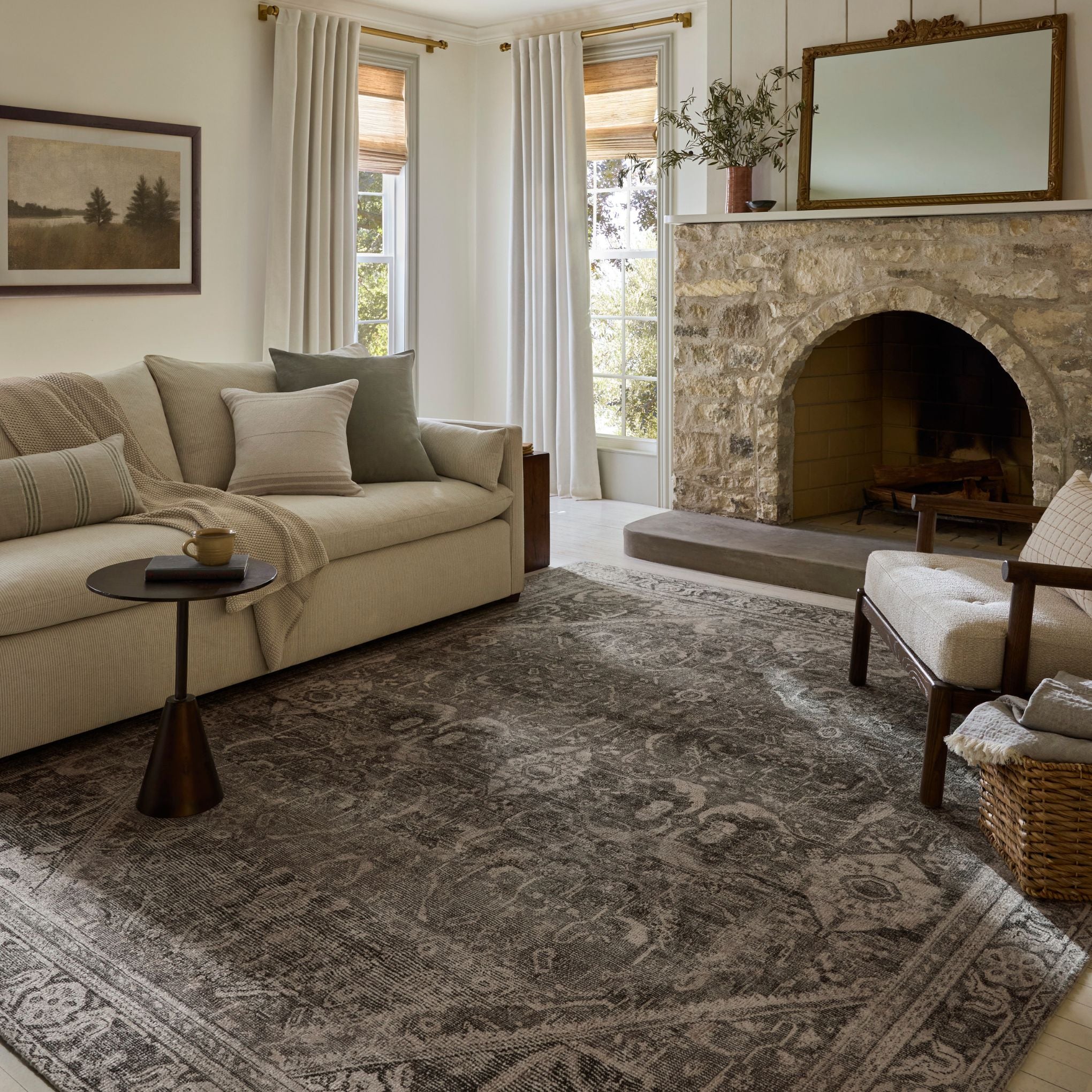 Wimberly Ink Bone Rug - Image 2