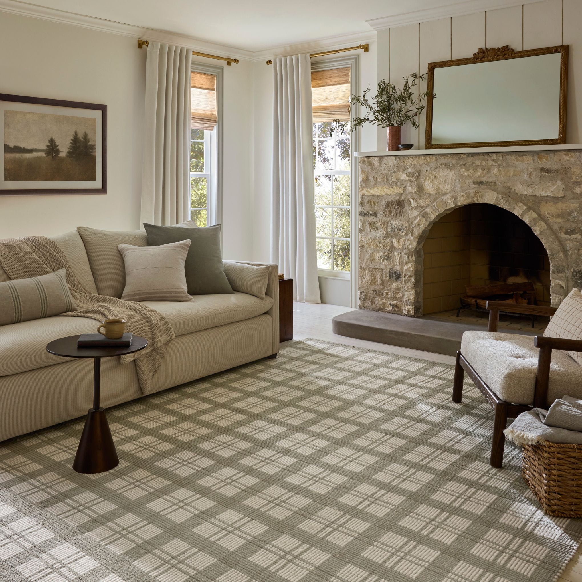 Ryder Sage Ivory Rug - Image 2