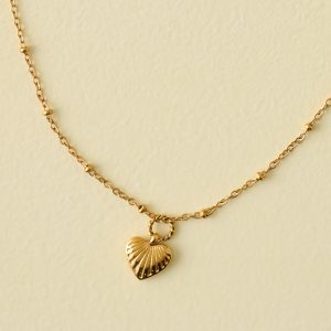 Dainty Braided Heart Necklace