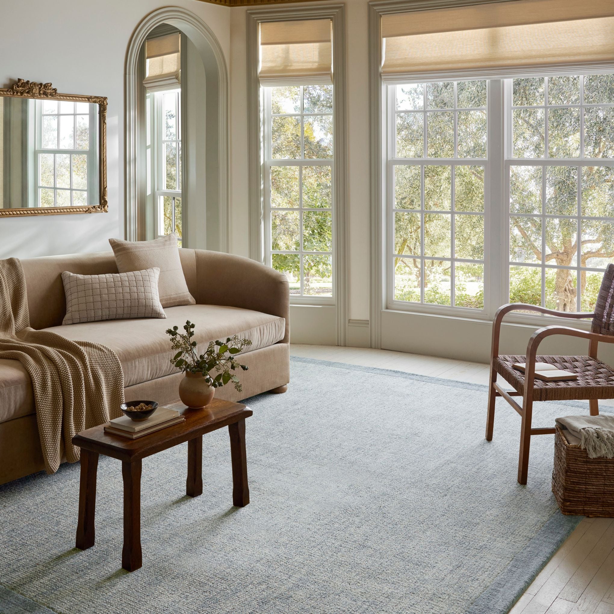 Henley Ivory Blue Rug - Image 2