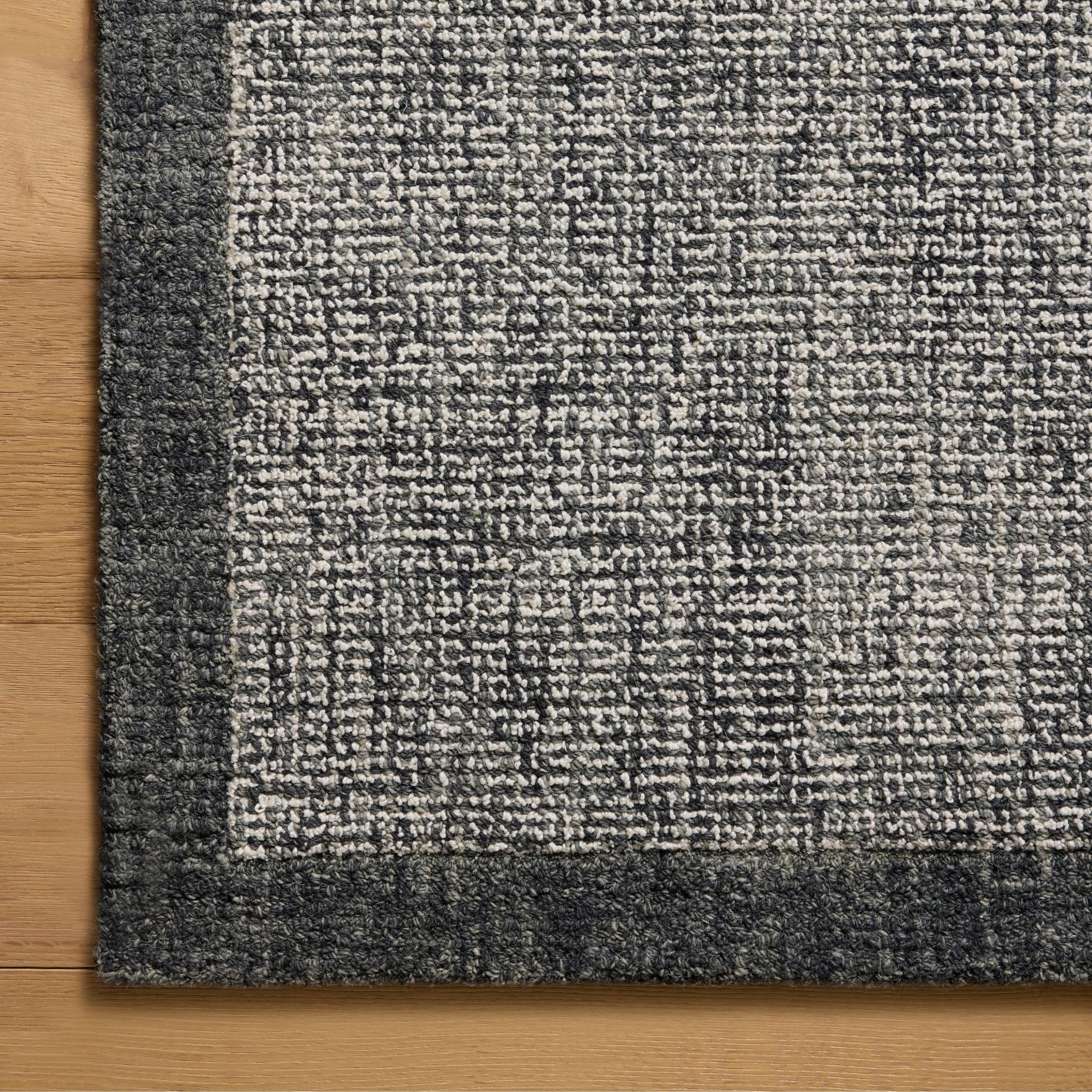 Henley Ivory Charcoal Rug - Image 3