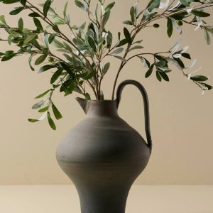 Ravine Black Ceramic Jug