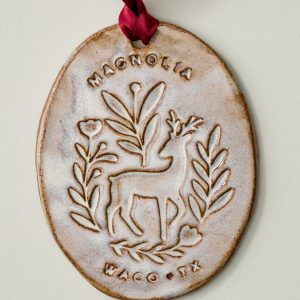 Black Oak Deer Ornament