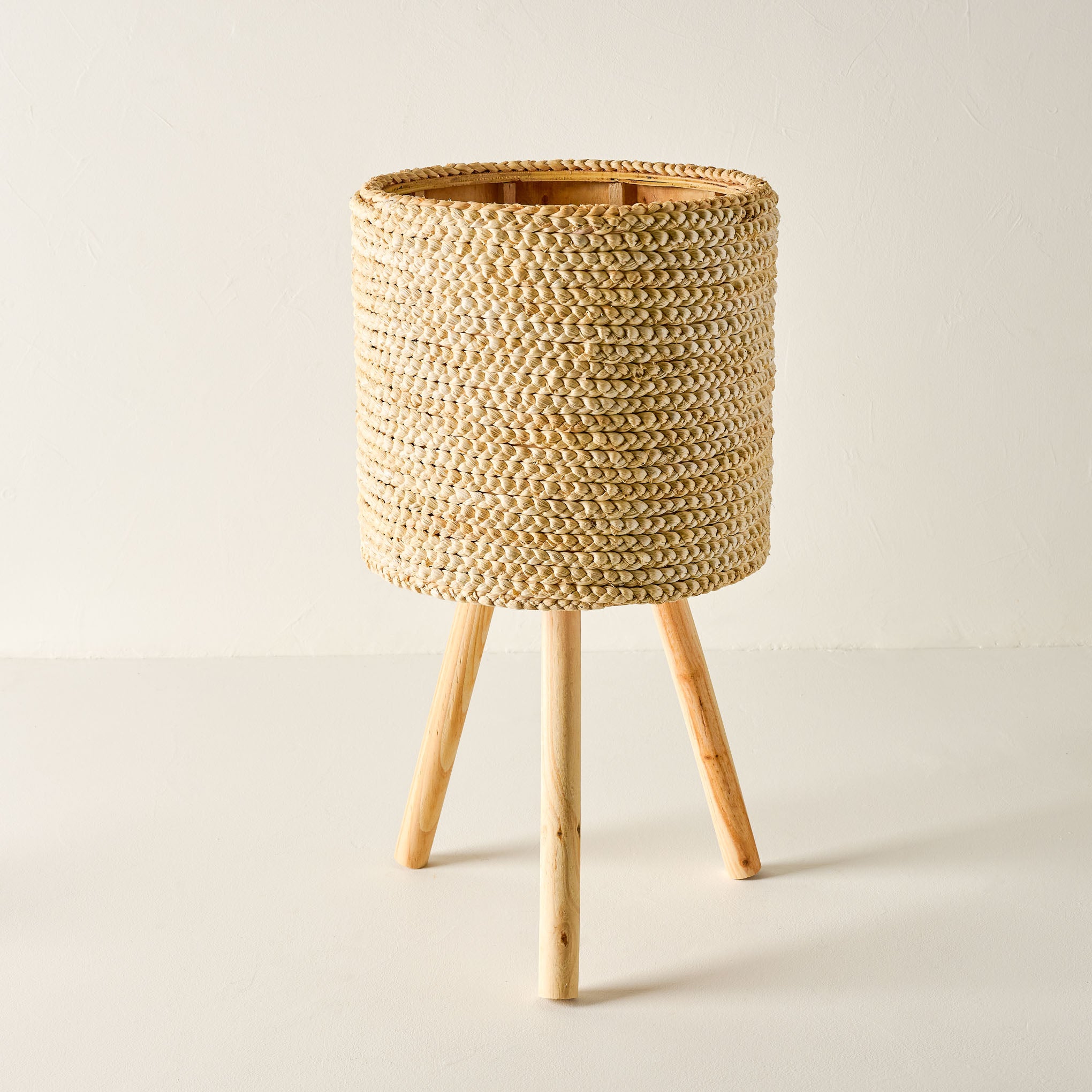Bleached Woven Plant Stands - Image 3