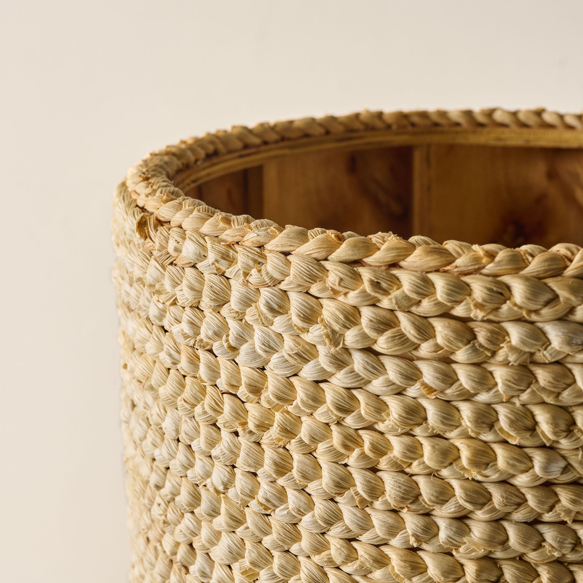 Bleached Woven Plant Stands - Image 4