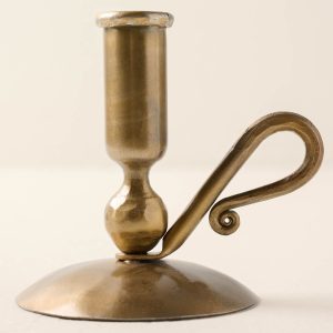 Brass Wright Taper Holder