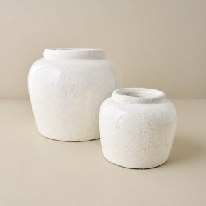 Rebecca Crackle Ceramic Vase