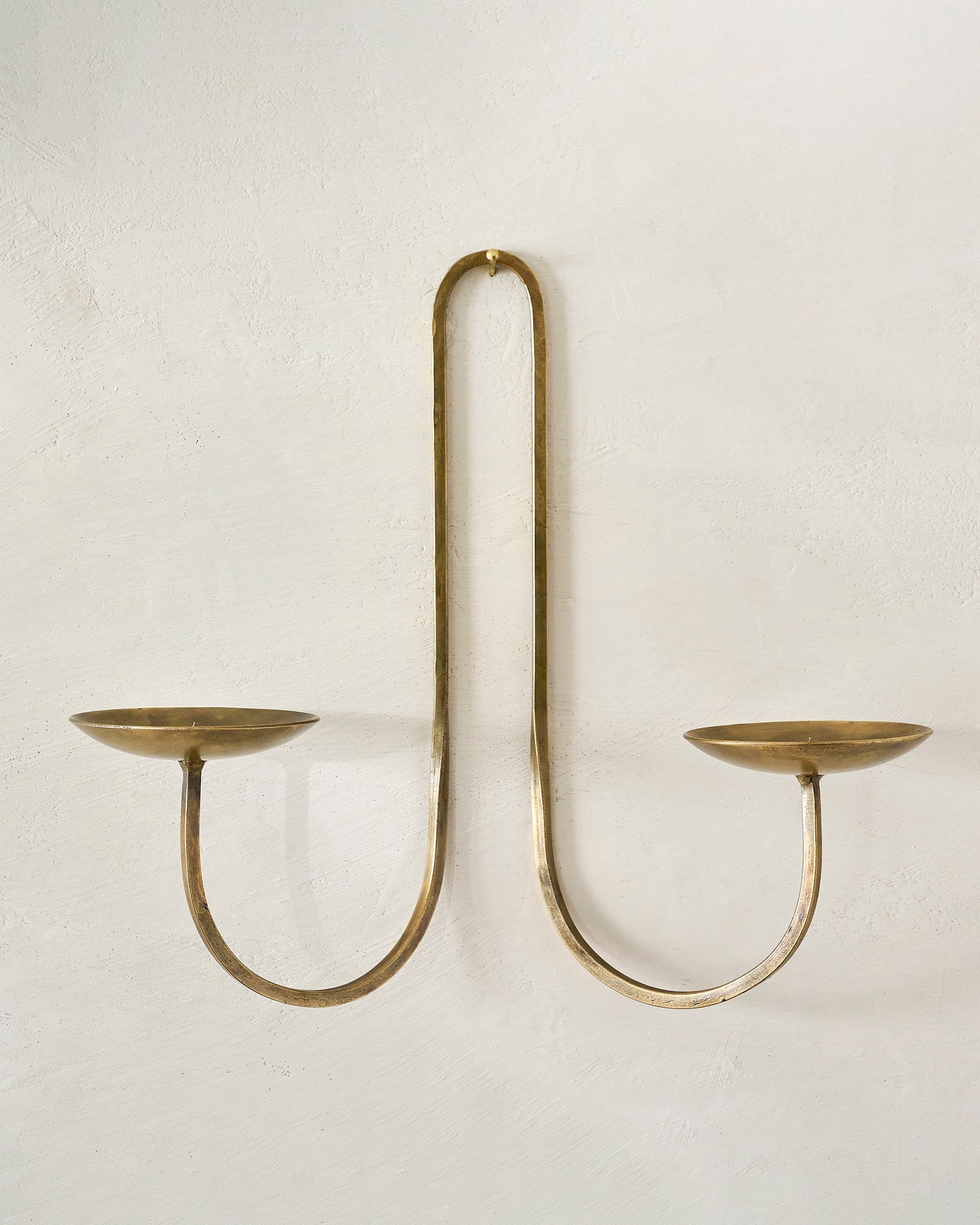 Daniel Antique Brass Candle Sconce - Image 3