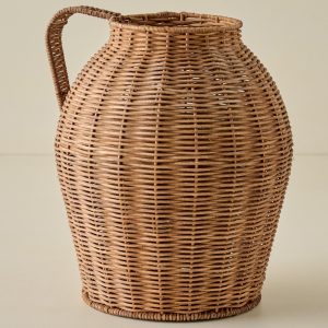 Blake Woven Rattan Jug Vase