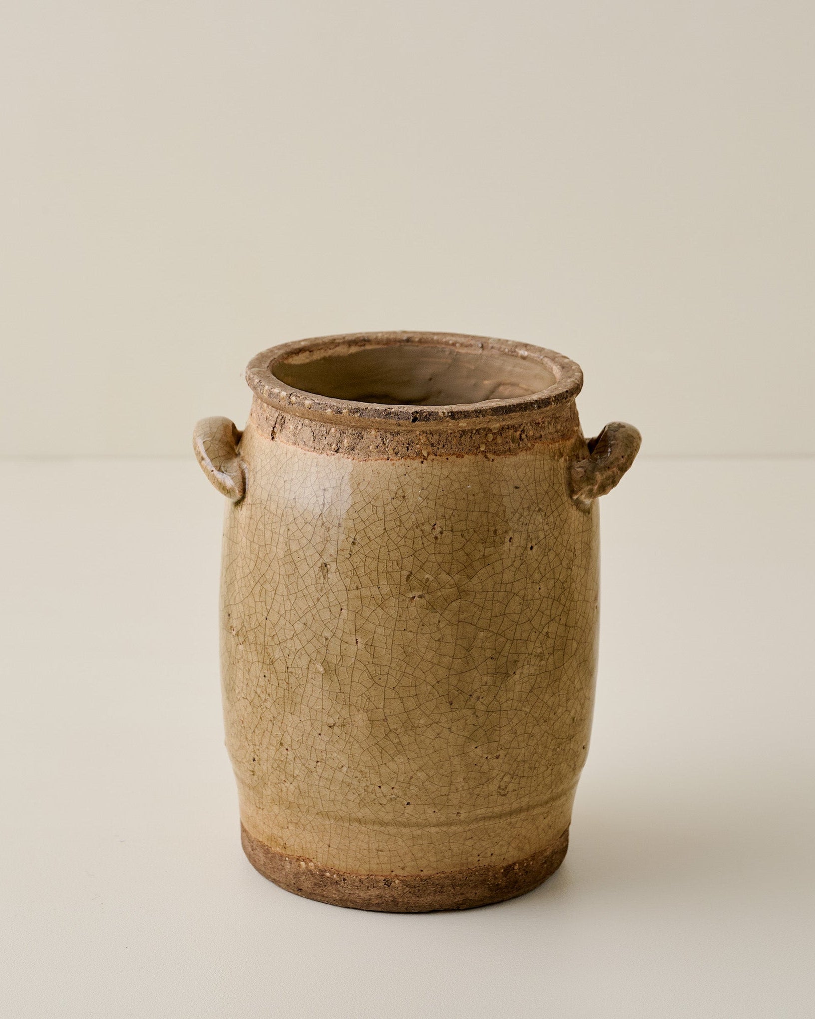 Hanson Crackle Handled Vase - Image 2