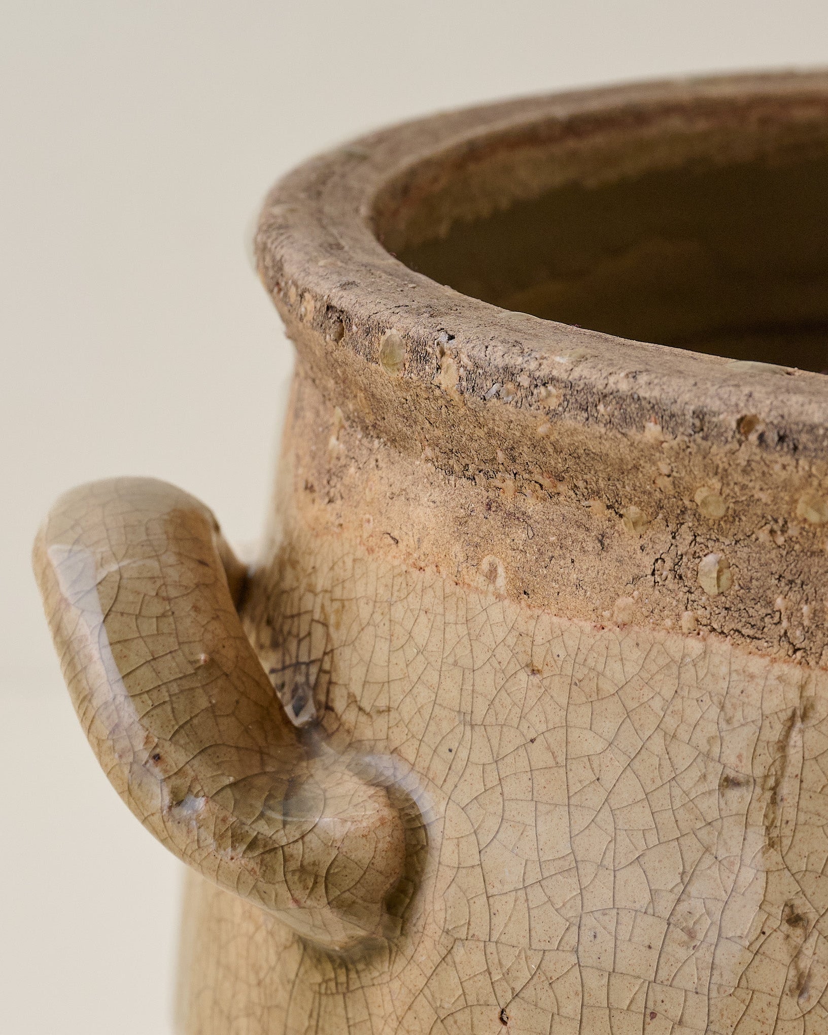 Hanson Crackle Handled Vase - Image 5