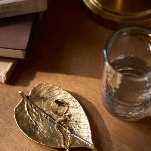 Brass Leaf Trinket Dish