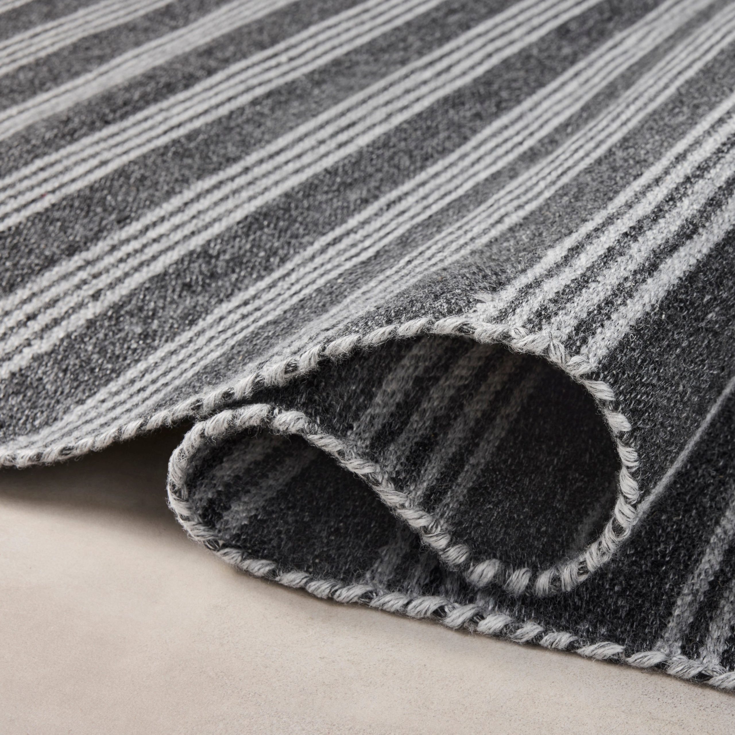 Charlie Charcoal Grey Rug - Image 3