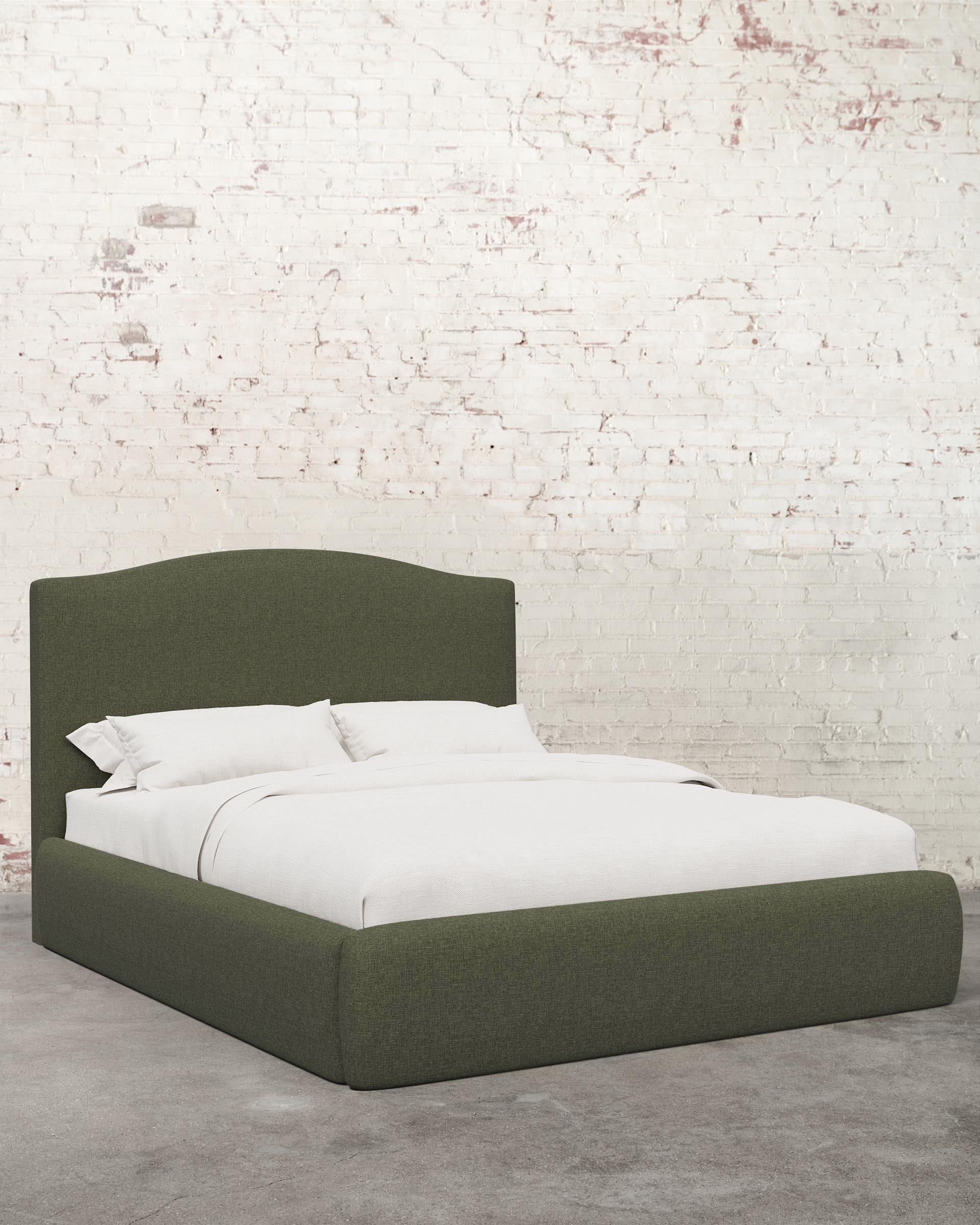 Clara Linen Upholstered Bed - Image 3