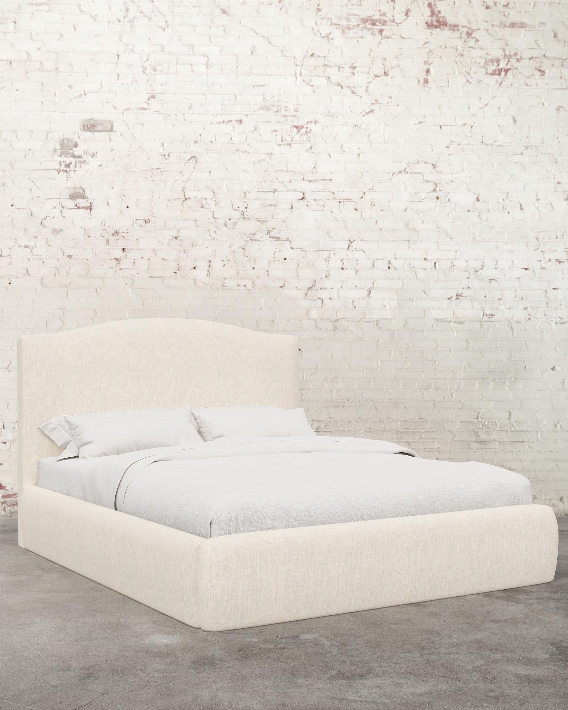 Clara Linen Upholstered Bed - Image 7