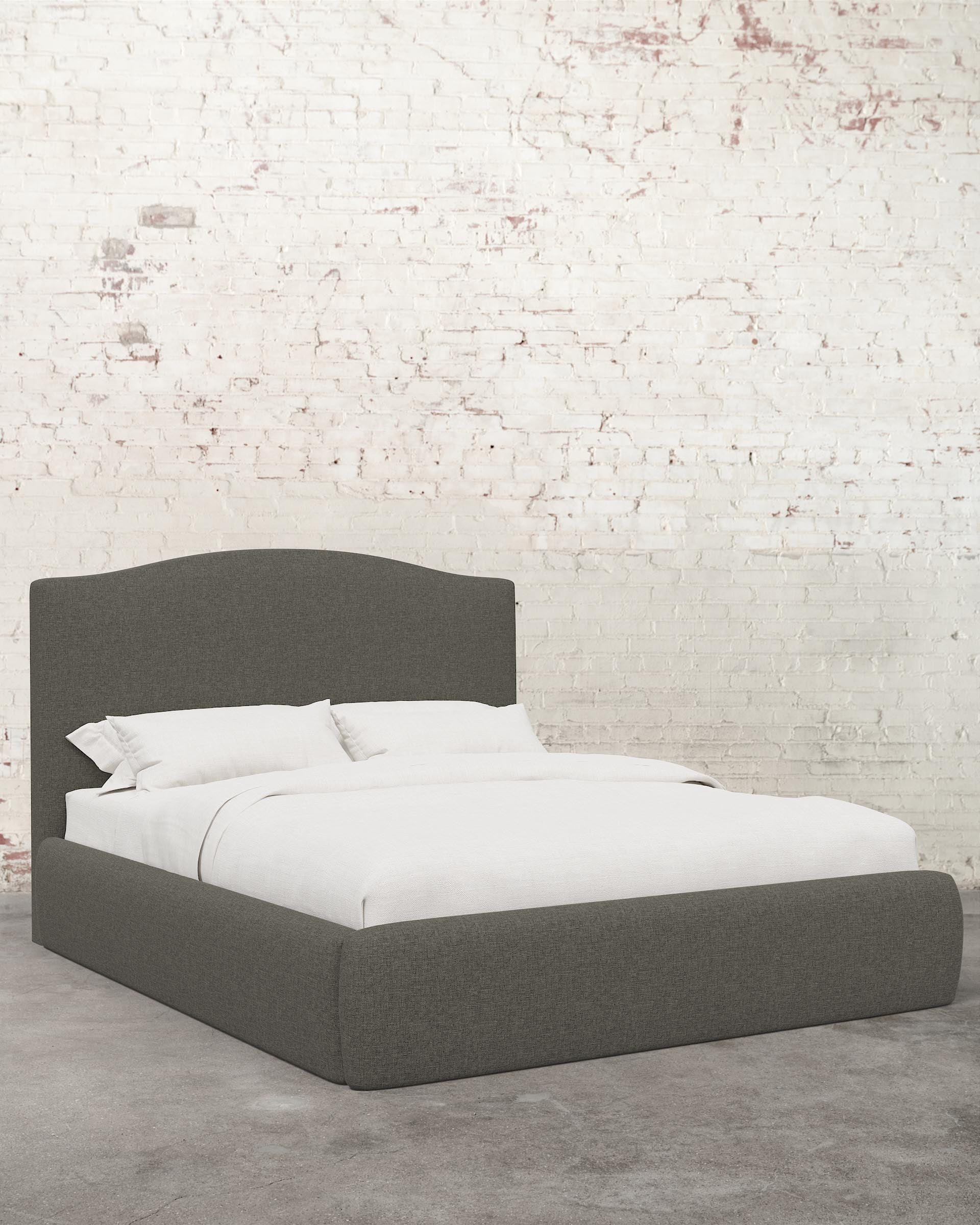 Clara Linen Upholstered Bed - Image 10