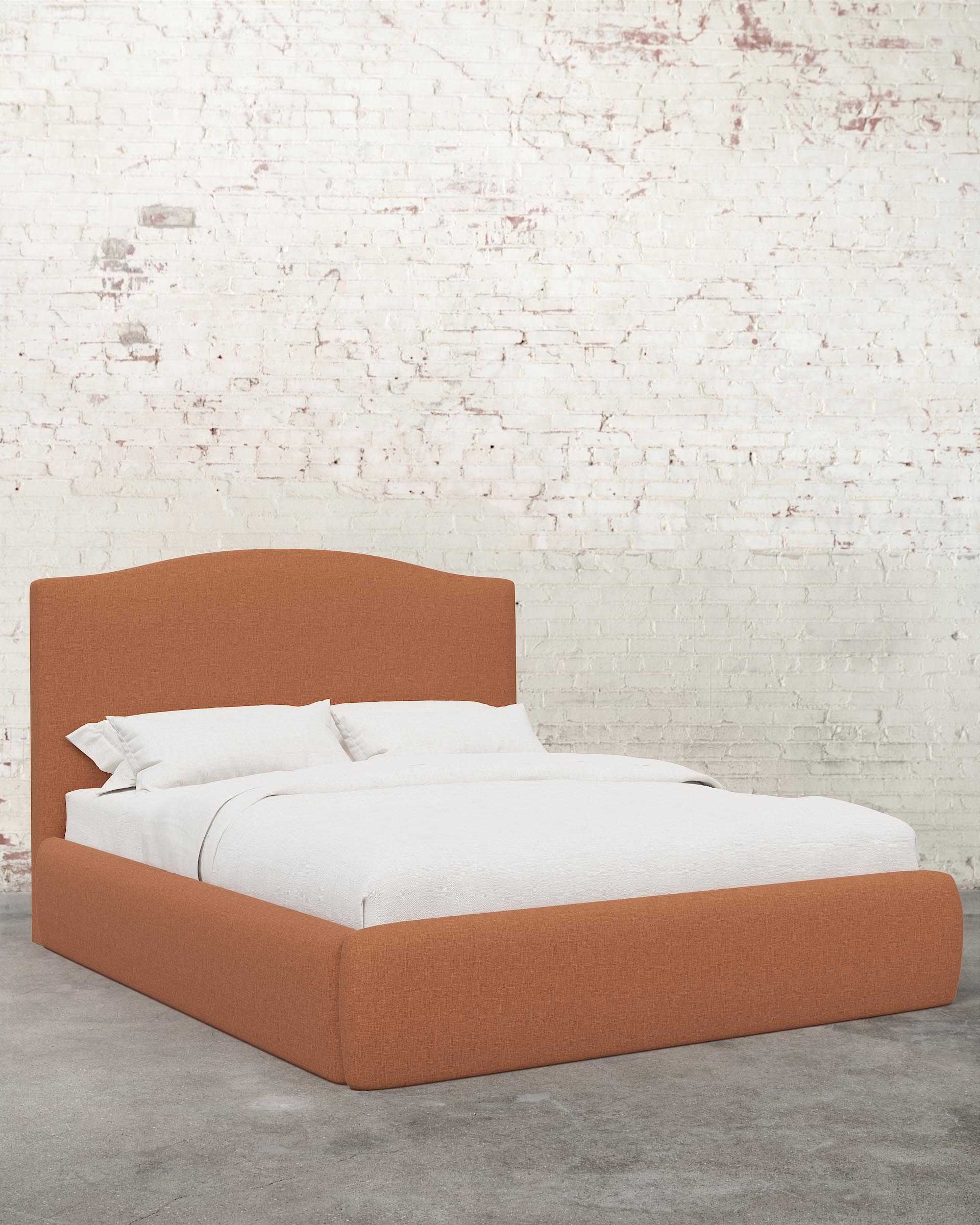 Clara Linen Upholstered Bed - Image 2