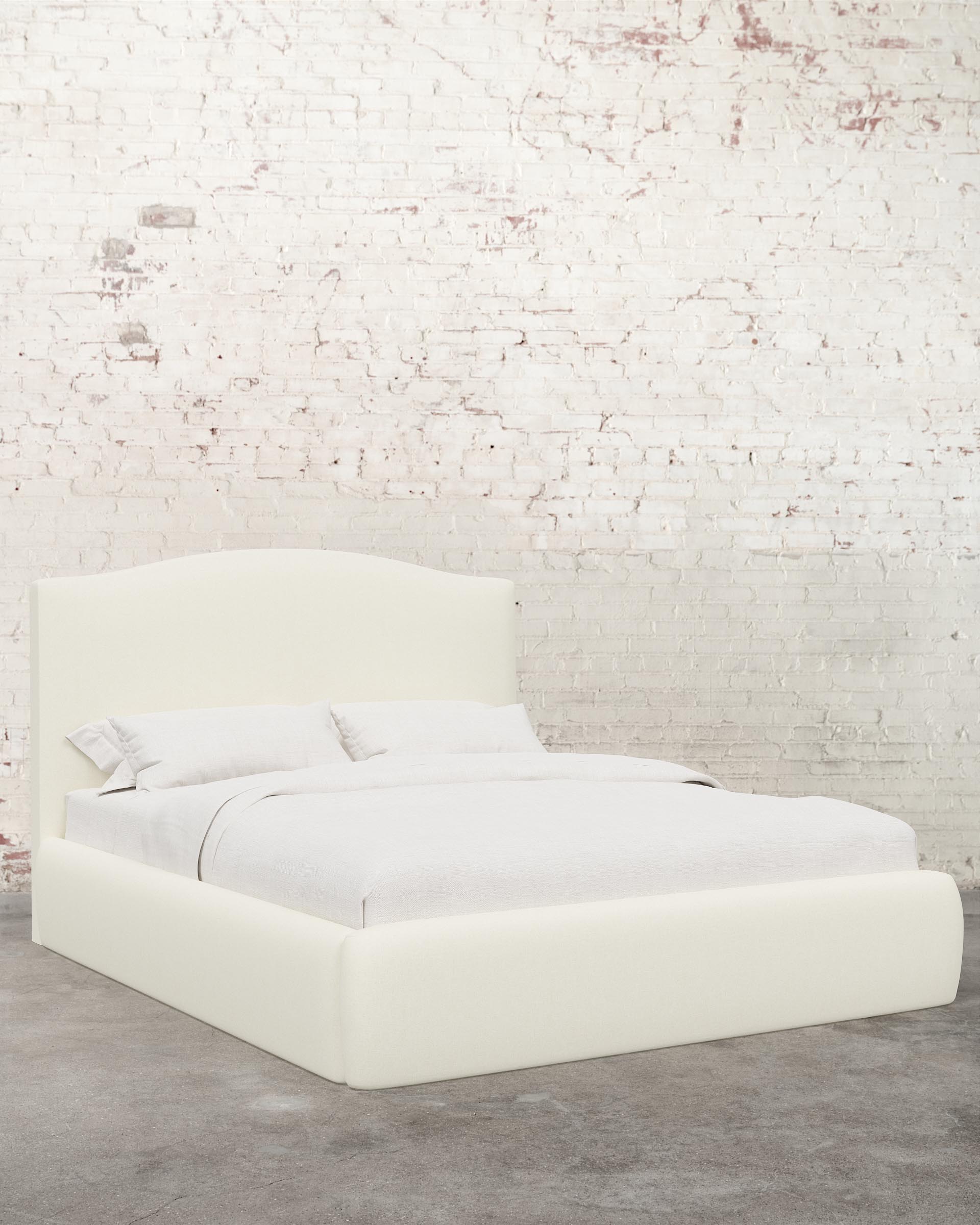 Clara Linen Upholstered Bed - Image 12