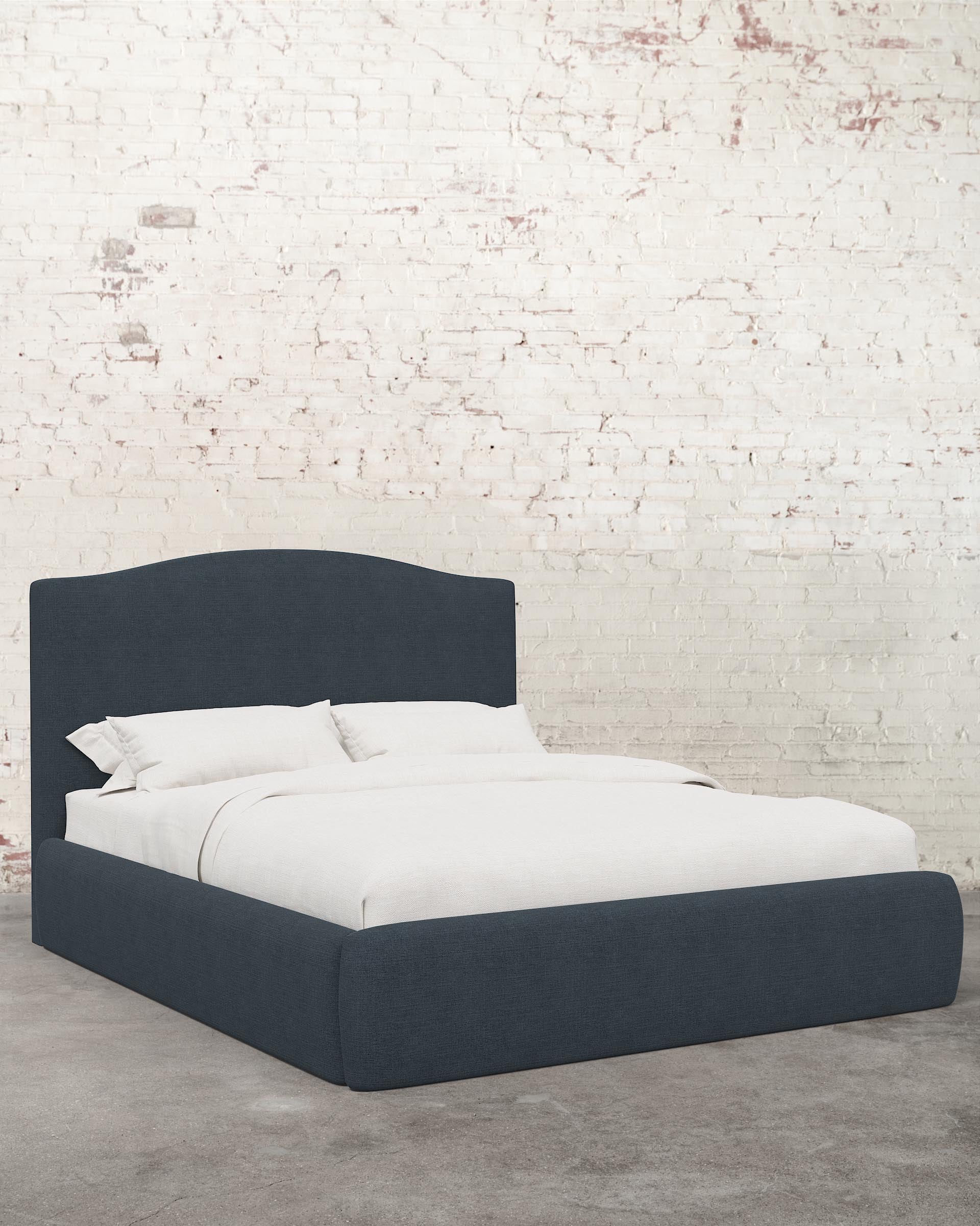 Clara Linen Upholstered Bed - Image 11