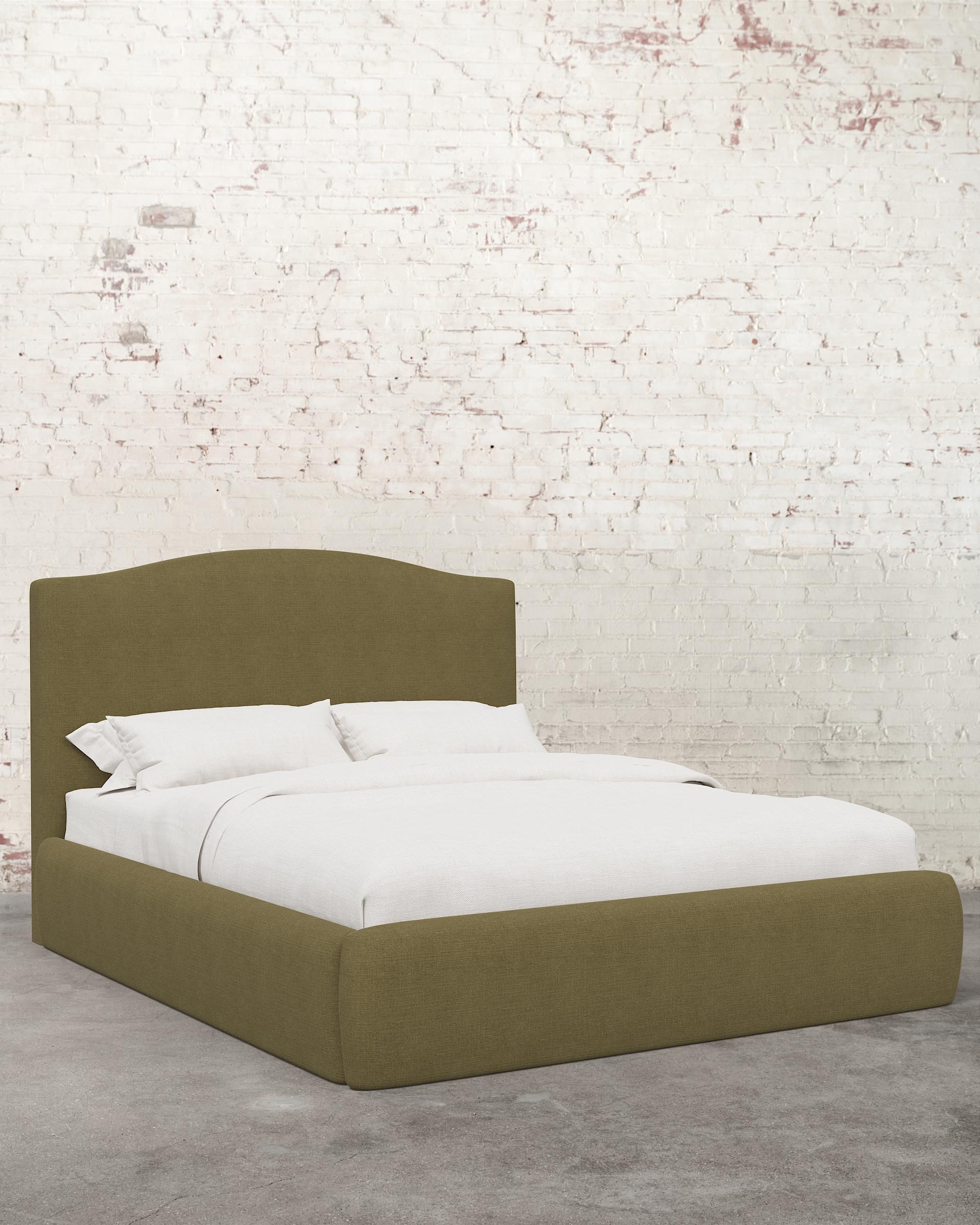 Clara Linen Upholstered Bed - Image 5