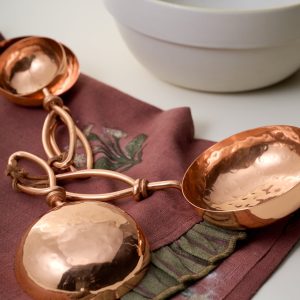 Hammered Copper Measuring Cups