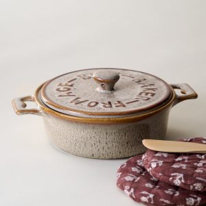 Stoneware Brie Baker