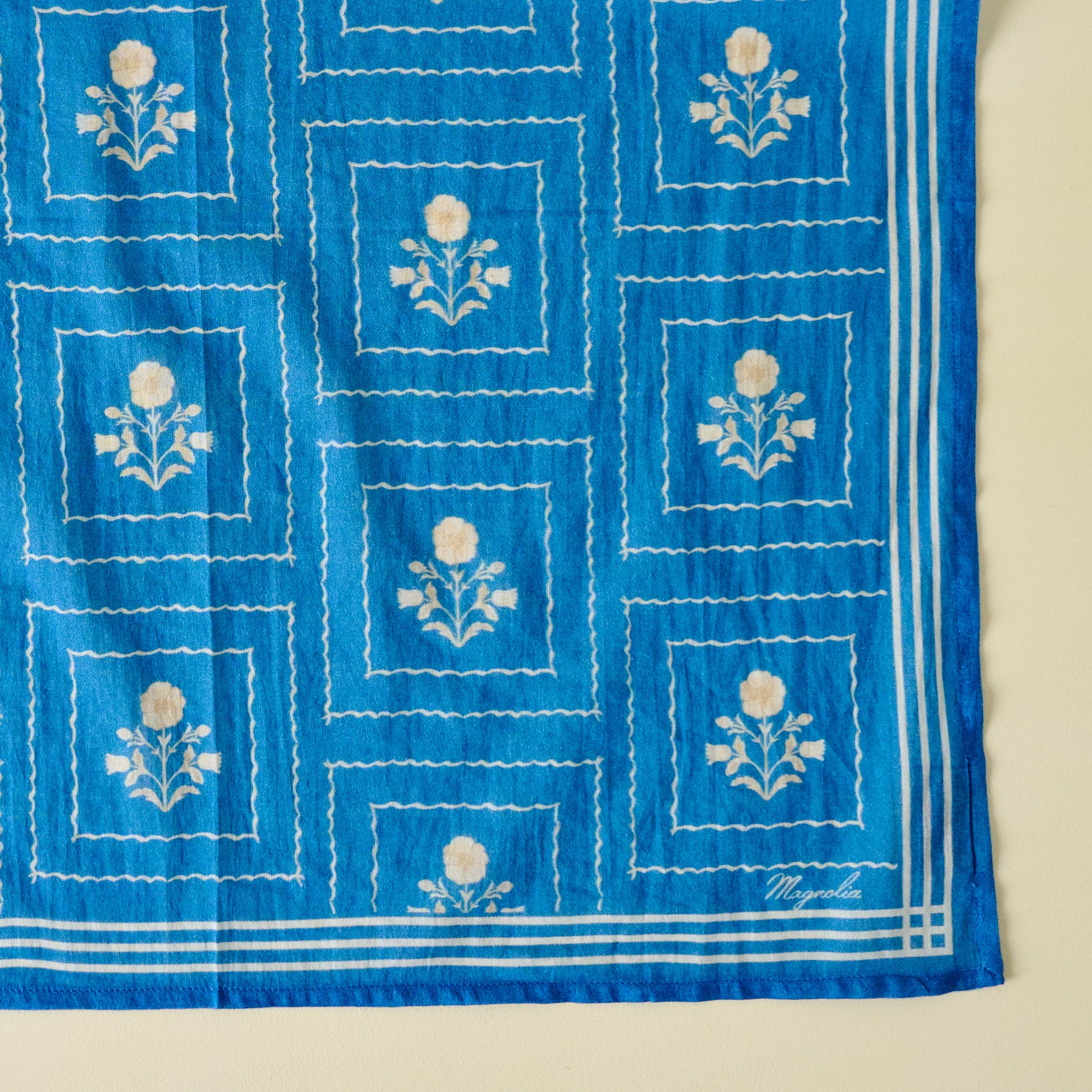 Garden Blue Bandana - Image 3