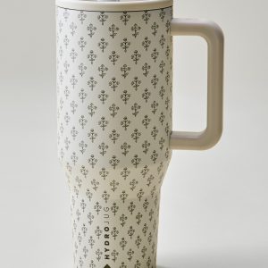 Hydrojug Heirloom Floral Cream 40oz Traveler