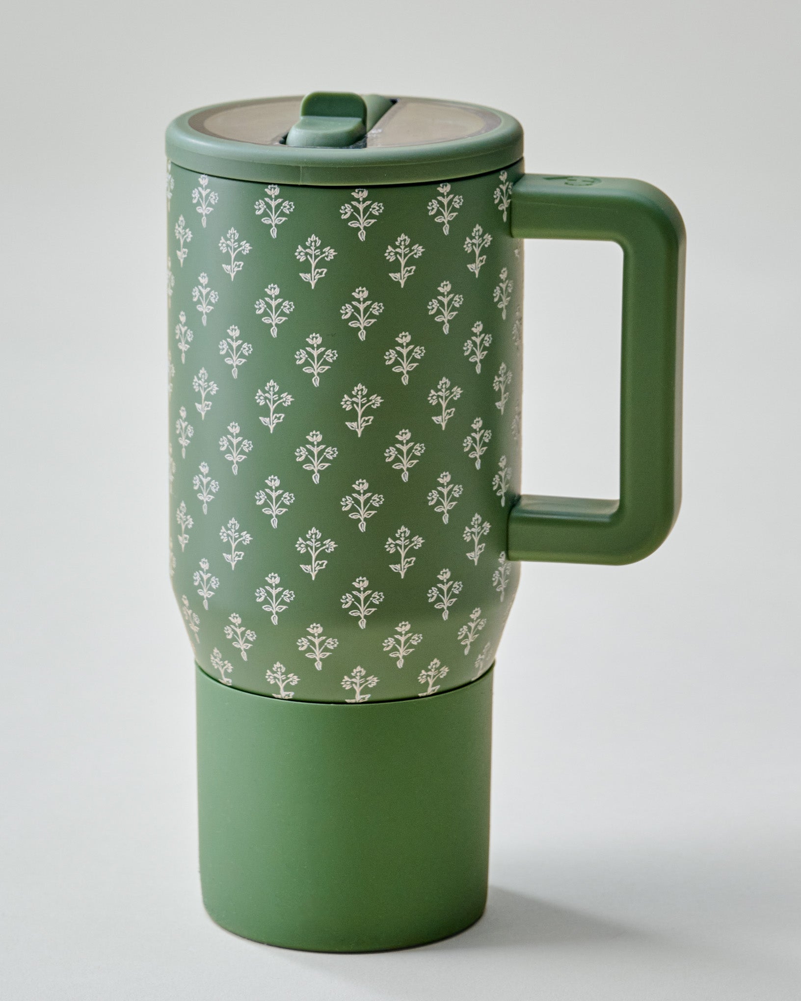 Hydrojug Heirloom Floral Olive 20oz Traveler - Image 3