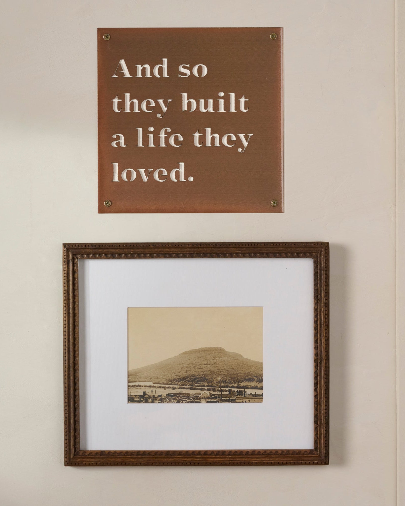 And So They Built A Life They Loved Sign - Image 2