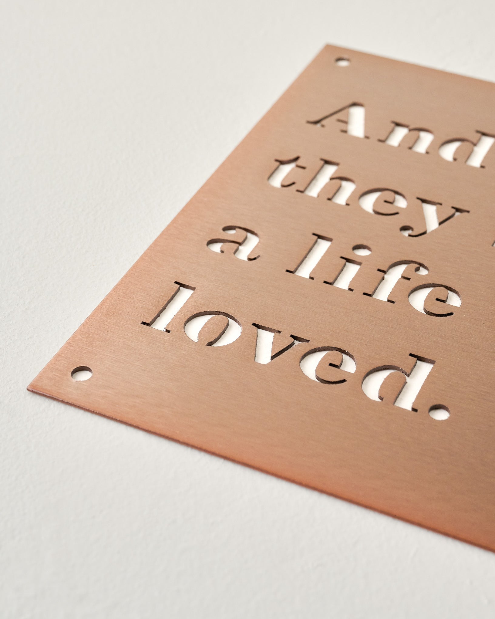 And So They Built A Life They Loved Sign - Image 3