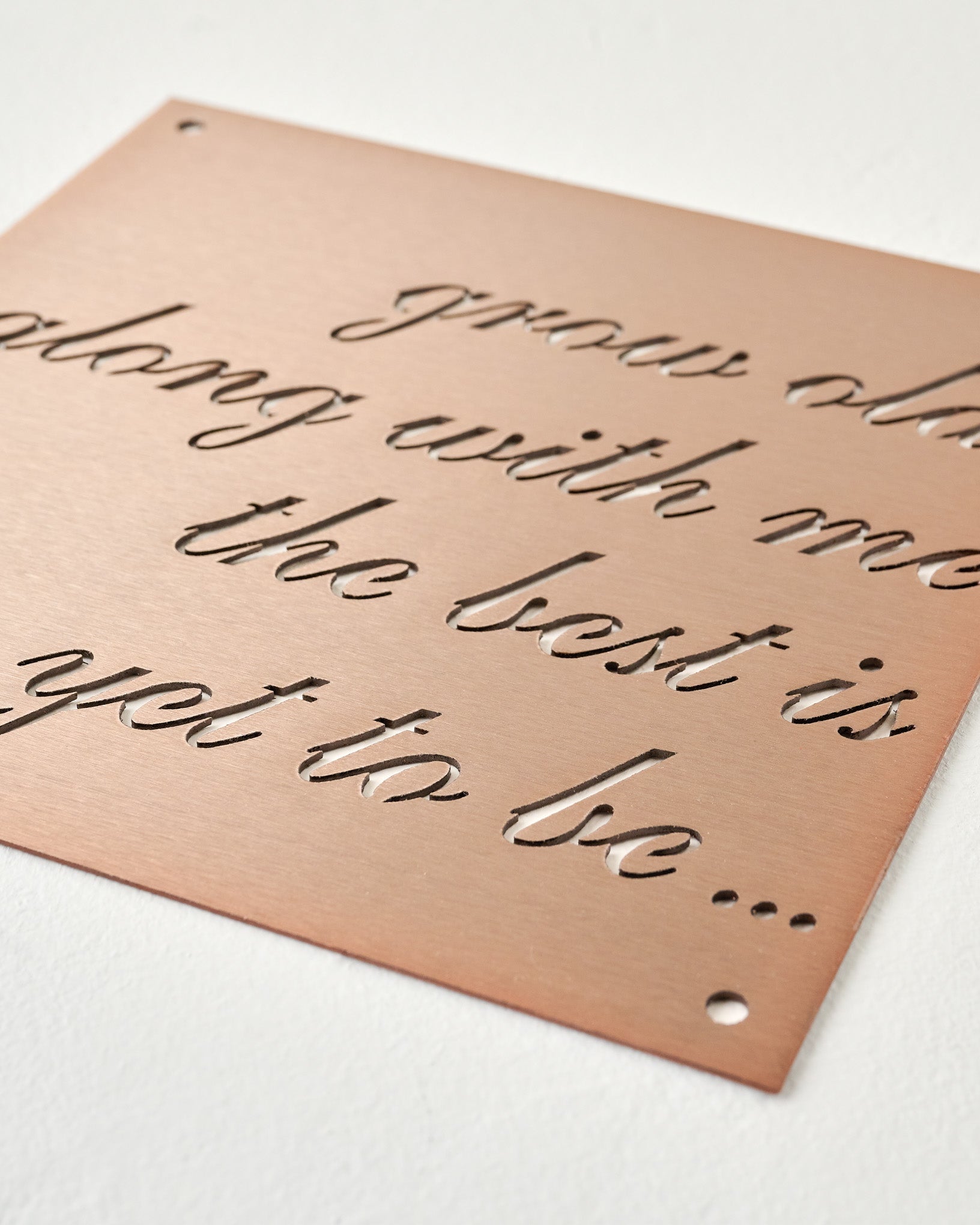 Grow Old Along With Me Sign - Image 3