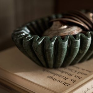 Verdant Marble Bowl