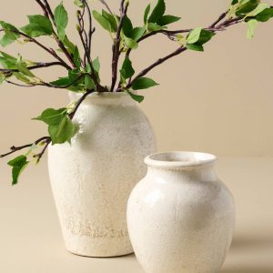 Marie Distressed Crackle Vase