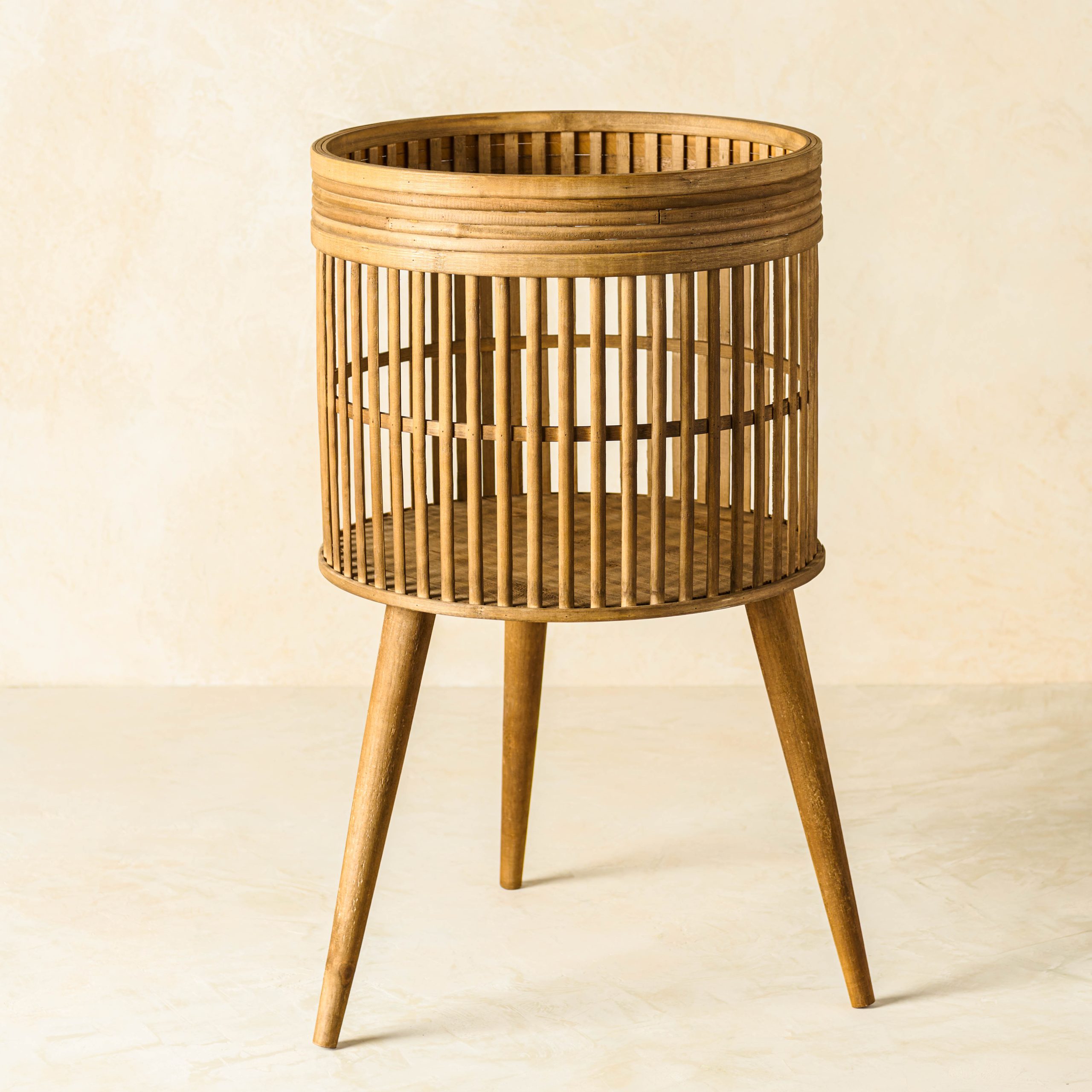 Aged Wood Plant Stand - Image 4